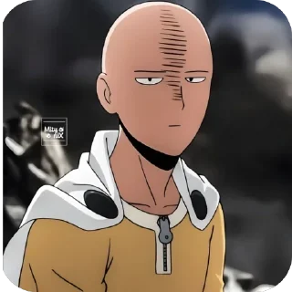 Телеграм стикер 🫥 Saitama @TheShivanshu @TheChampu