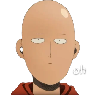 Телеграм стикер 🫥 Saitama @TheShivanshu @TheChampu