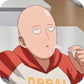 Sticker 🫥 Saitama @TheShivanshu @TheChampu