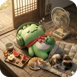 Telegram sticker 🐱 Frogman 1