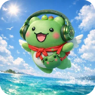 Video sticker 🎢 Frogman 1