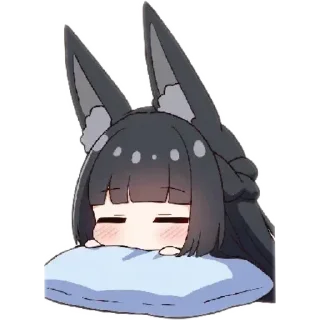 Telegram sticker 😴 Miyabi от Yamonoshi :: @fStikBot