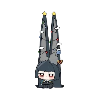 Telegram sticker 🎄 Miyabi от Yamonoshi :: @fStikBot