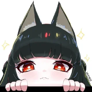 Video sticker 👀 Miyabi от Yamonoshi :: @fStikBot