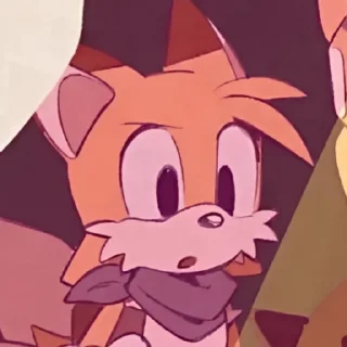 Telegram sticker 🤩 Sonic 10 years later || Tails 💬