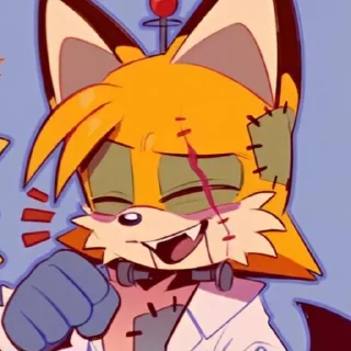 Telegram sticker 🤩 Sonic 10 years later || Tails 💬