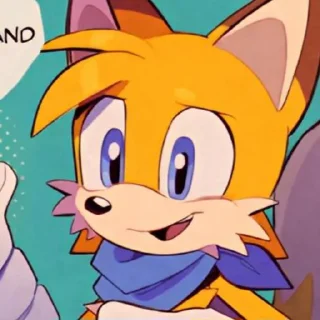 Video sticker 🤩 Sonic 10 years later || Tails 💬