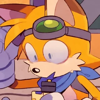 Telegram sticker 🤩 Sonic 10 years later || Tails 💬