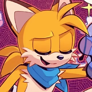 Video sticker 🤩 Sonic 10 years later || Tails 💬