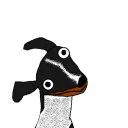 Telegram sticker 🐶 Simple Dog and Helper Dog