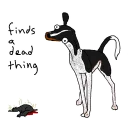 Telegram sticker 🐶 Simple Dog and Helper Dog