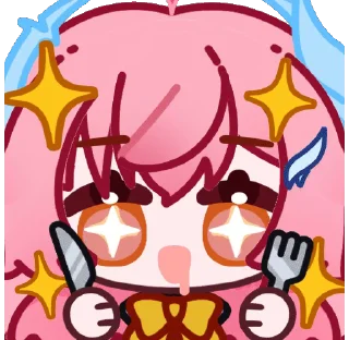 Video sticker 🍴 EmoteLab｜捏捏表情包-爱弥斯_byB站十七泠Nana :: @fStikBot