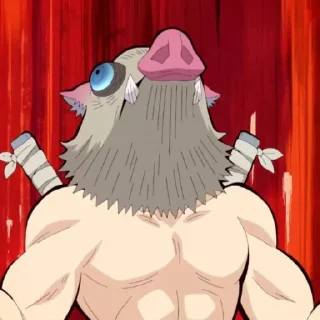Video sticker 🐗 Inosuke Hashibira @StickersofAnime