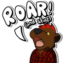 Video sticker 🐻 Righty Bear (by Reyn)