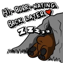 Telegram sticker 💤 Righty Bear (by Reyn)