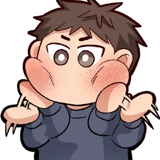 Video sticker 😭 Manhwa Reaction // @Anime_Sticker_noob