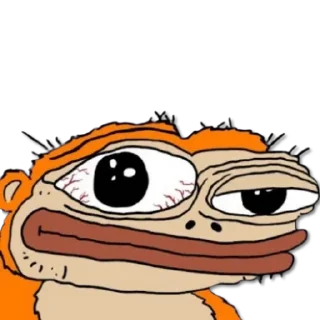 Telegram sticker 😐 Monke @Otakuzdream