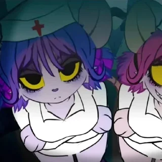 Telegram sticker 💜 Leima and Leilu :: @H_HONK