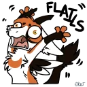 Sticker 😫 Recurve the Fluffderg