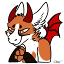Telegram sticker 😈 Recurve the Fluffderg