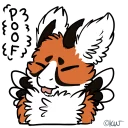 Telegram sticker ☁ Recurve the Fluffderg
