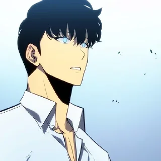 Телеграм стикер 🔲 Sung Jin Woo @stickerowo