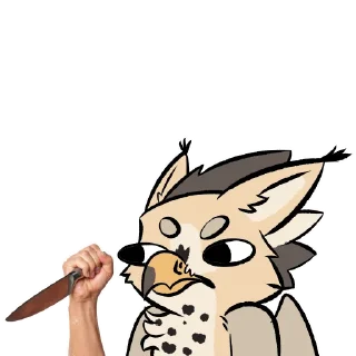 Telegram sticker 🔪 Royk Griffon