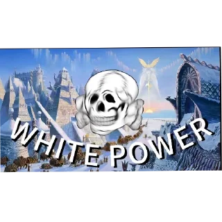 Telegram sticker 🖼 white powerϟϟ卍𖦏✙