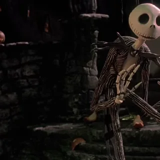 Video sticker 💀 ‌    jack @fear4lde 's skellington