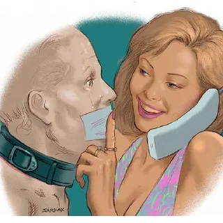 Telegram sticker 🔒 Femdom