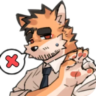 Телеграм стикер 🐱 我(s)爱(b)上(公)班(司)