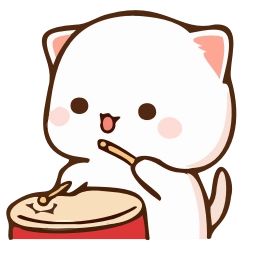 Telegram stiker 🥁 Peach ❤️ Goma 『@stickers_gifs_store』's ani-pack by @KazutoSuperb