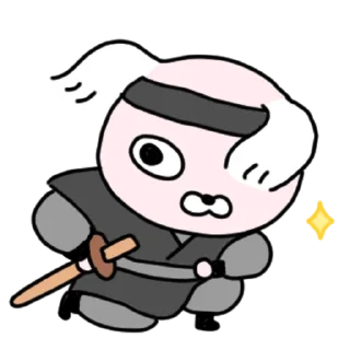 Sticker 👍 @KakaoEmoji 조선시대 말티즈 강사장 2