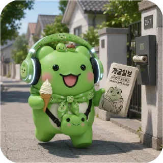 Video sticker 😄 Frog Daily