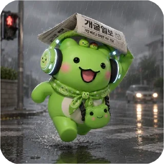 Telegram sticker 😄 Frog Daily