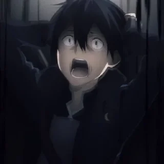 Telegram sticker 😰 Sword Art Online @StickersofAnime