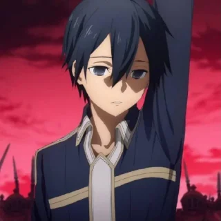 Telegram sticker 😔 Sword Art Online @StickersofAnime