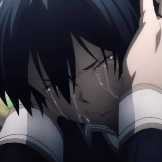 Telegram sticker 😭 Sword Art Online @StickersofAnime