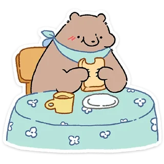 Telegram sticker 🐻 Мишич от @TgSticker