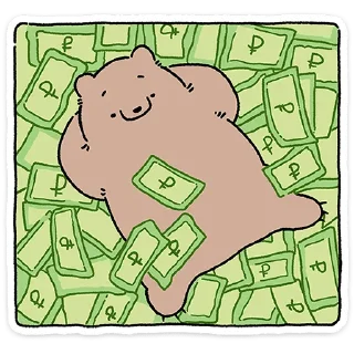 Telegram sticker 🐻 Мишич от @TgSticker