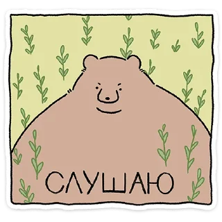 Telegram sticker 🐻 Мишич от @TgSticker