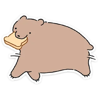 Video sticker 🐻 Мишич от @TgSticker