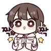 Sticker 💬 귀염둥이 지은이! By @KakaoEmoticon