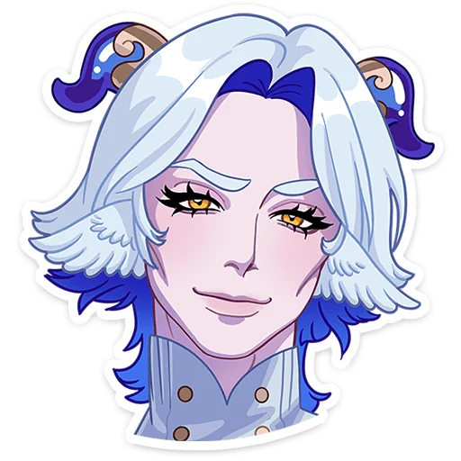 Telegram sticker 🫤 Гелия от @TgSticker