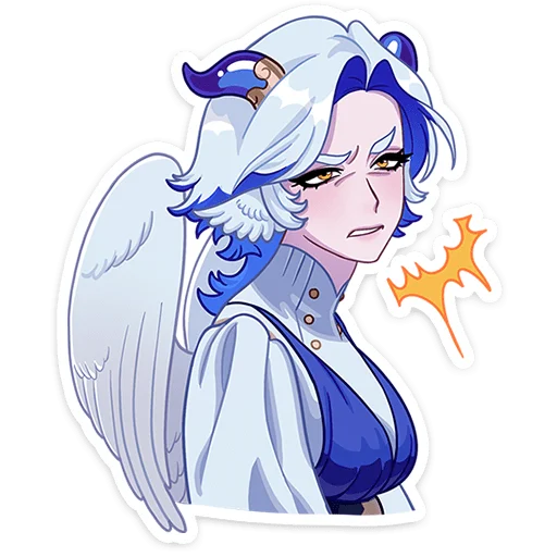 Telegram sticker 😠 Гелия от @TgSticker