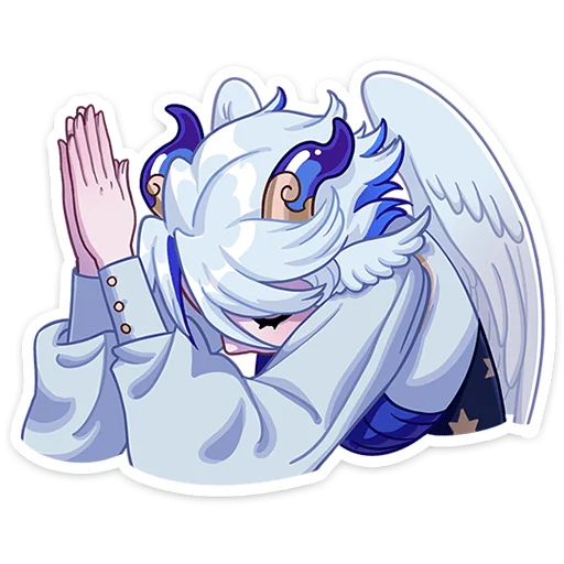 Telegram sticker 🙏 Гелия от @TgSticker