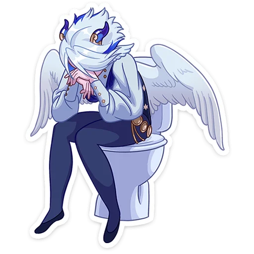 Telegram sticker 🚽 Гелия от @TgSticker