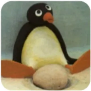 Telegram sticker 🐧 핑구콘