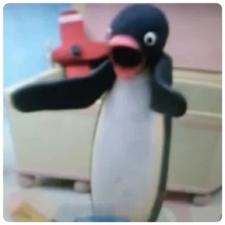 Telegram sticker 🐧 핑구콘