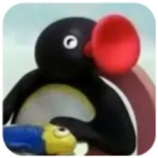 Telegram sticker 🐧 핑구콘